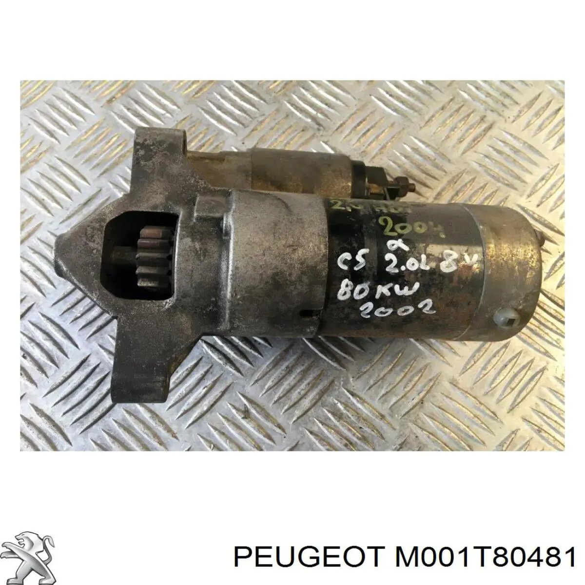 Стартер M001T80481 Peugeot/Citroen