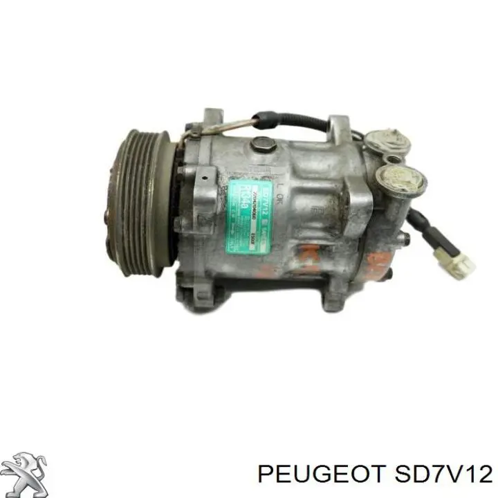 Компрессор кондиционера SD7V12 Peugeot/Citroen