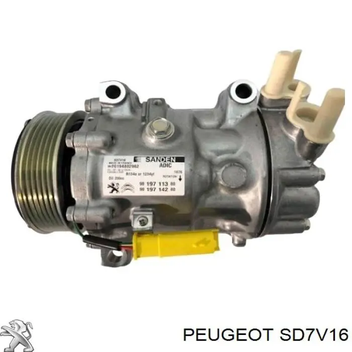Компрессор системы кондиционирования Peugeot/Citroen SD7V16 цена, от 42.41 USD
