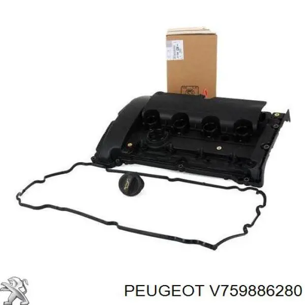 Tapa de bloque motor superior V759886280 Peugeot/Citroen