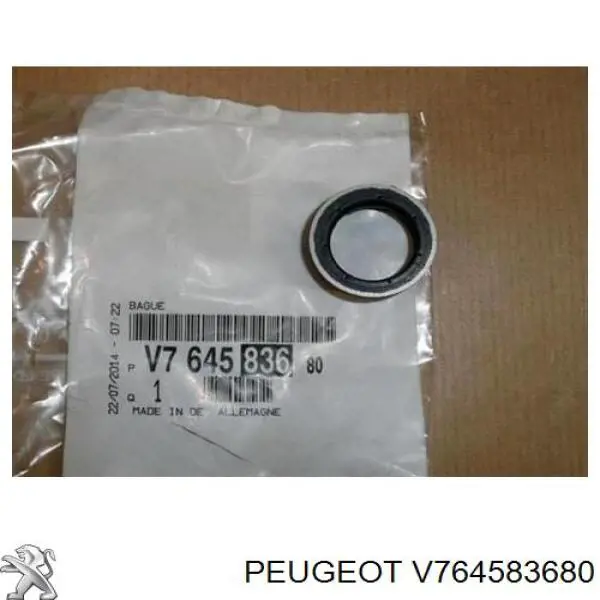 Ремкомплект клапана давления масла PEUGEOT V764583680