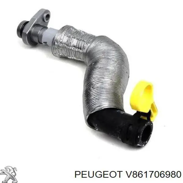 037959 Peugeot/Citroen tubo (mangueira de derivação de óleo de turbina)