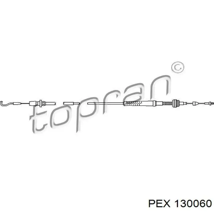 Трос/тяга газа (акселератора) PEX 130060