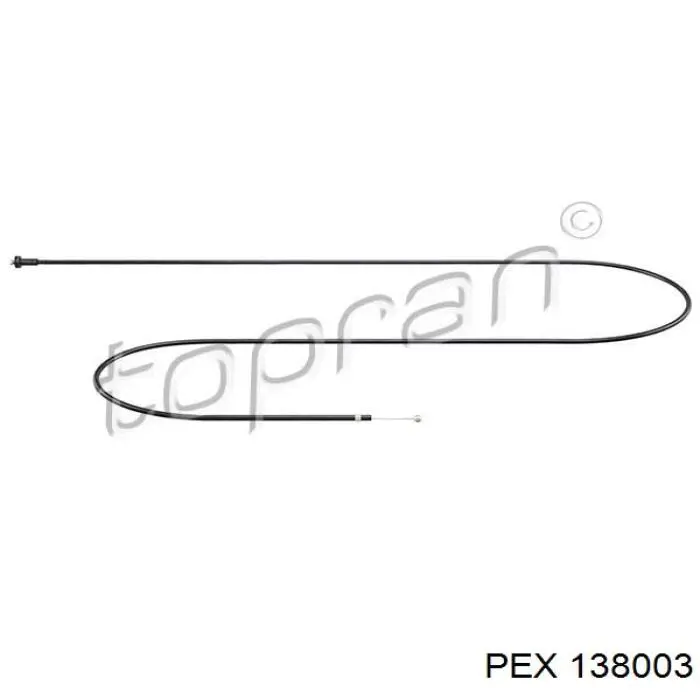 Трос открывания капота 138003 PEX