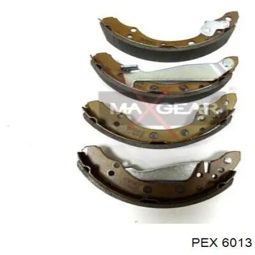 Колодки тормозные задние барабанные PEX 6013