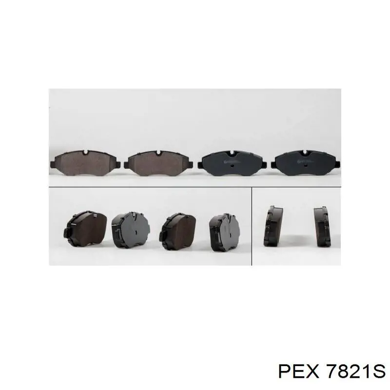Купить 7821S PEX Колодки тормозные