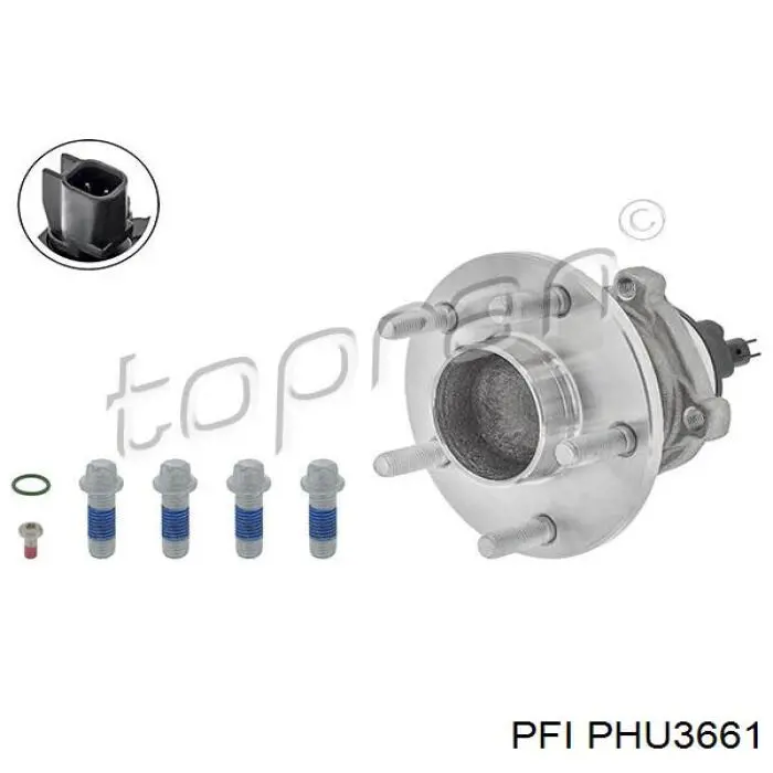 Ступицы задних колес PFI PHU3661 цена, от 71.43 USD