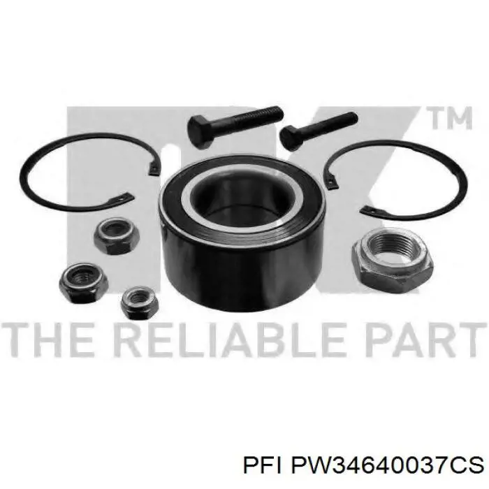 Комплект подшипника ступицы колеса PFI PW34640037CS цена, от 9.90 USD