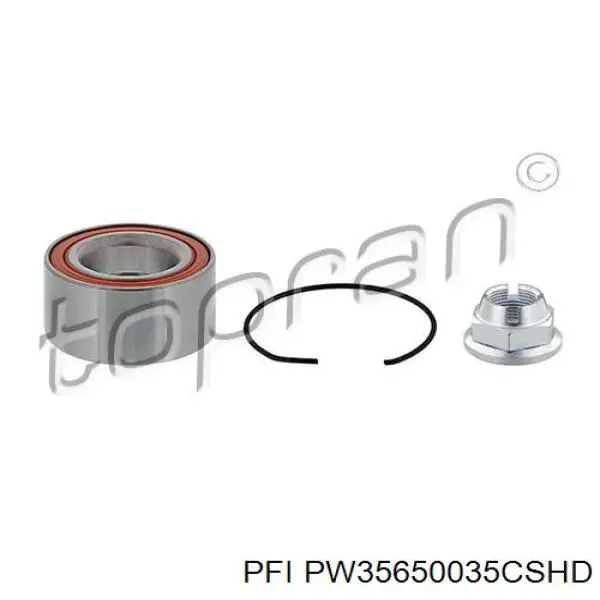 Комплект подшипника ступицы колеса PFI PW35650035CSHD цена, от 14.35 USD