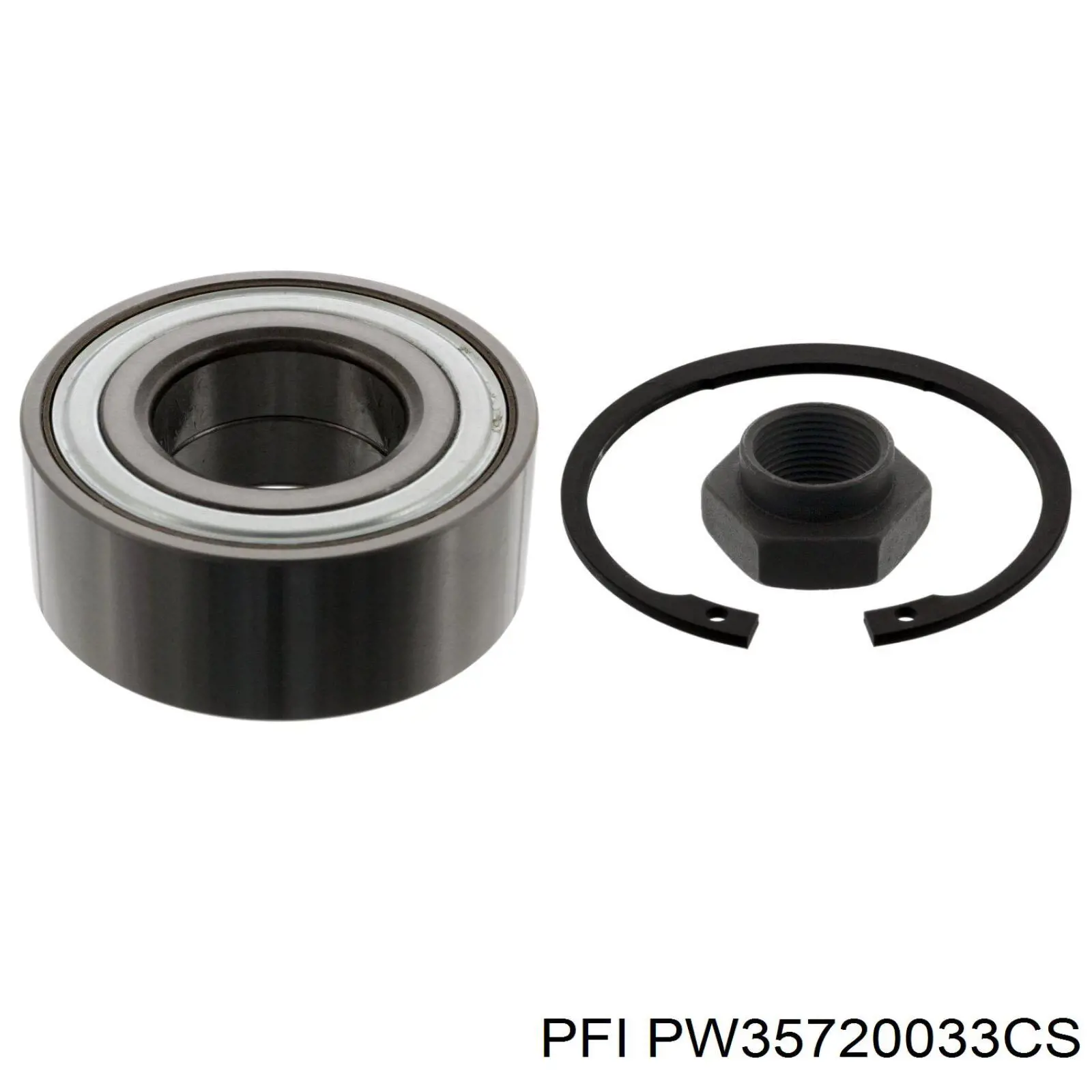 Комплект подшипника ступицы колеса PFI PW35720033CS цена, от 12.87 USD