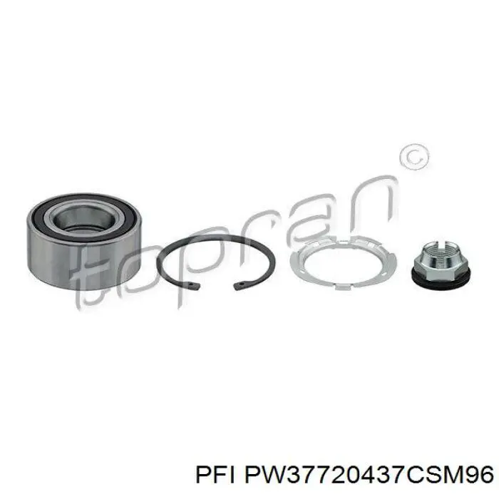 PW37720437CSM96 PFI rolamento de cubo dianteiro