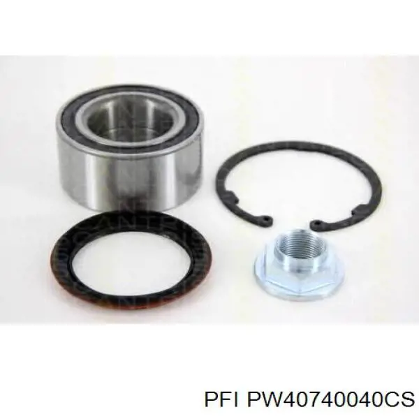 Комплект подшипника ступицы колеса PFI PW40740040CS цена, от 15.70 USD