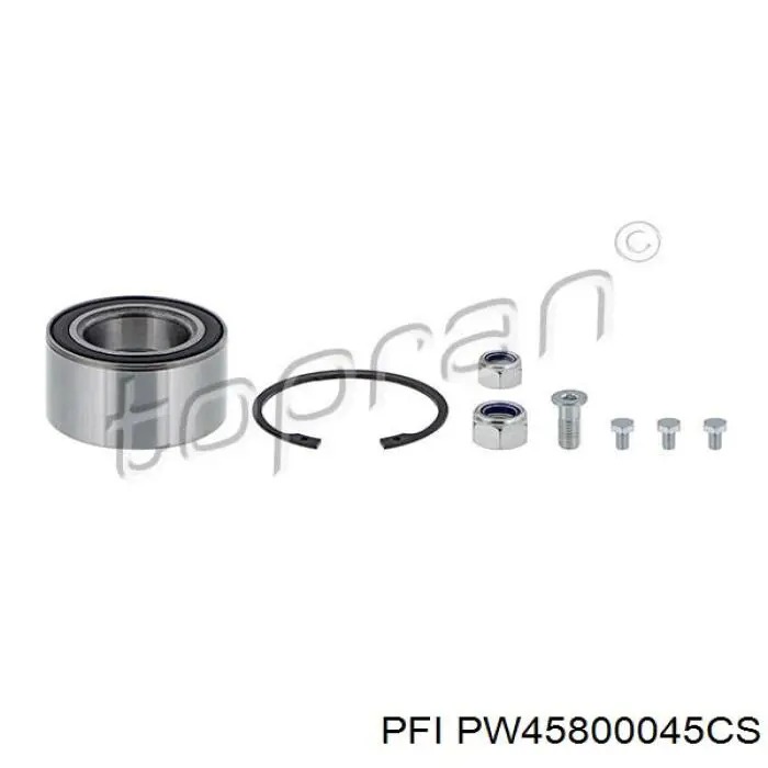 Cojinete de rueda trasero PW45800045CS PFI