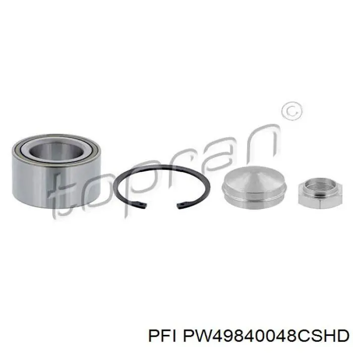 Комплект подшипника ступицы колеса PFI PW49840048CSHD цена, от 24.60 USD