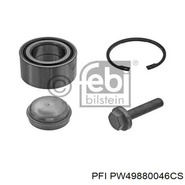 Комплект подшипника ступицы колеса PFI PW49880046CS цена, от 37.99 USD