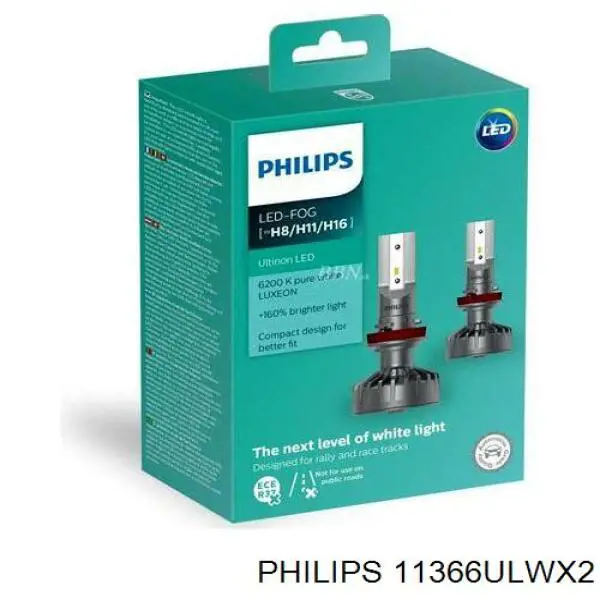 Лампочка противотуманной фары 11366ULWX2 Philips