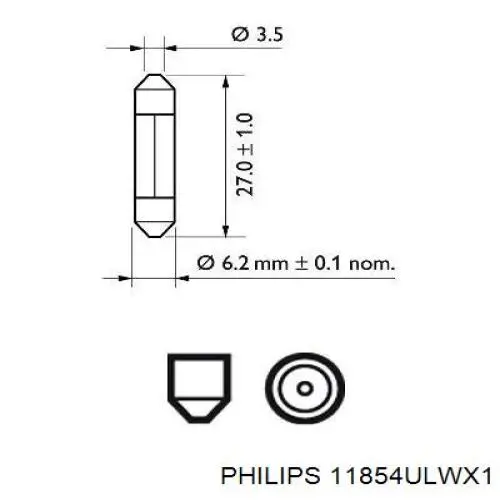Купить 6436CW Osram Лампочка светодиодная (LED)
