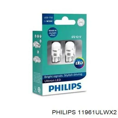 11961ULWX2 Philips Лампочка плафона освещения салона/кабины