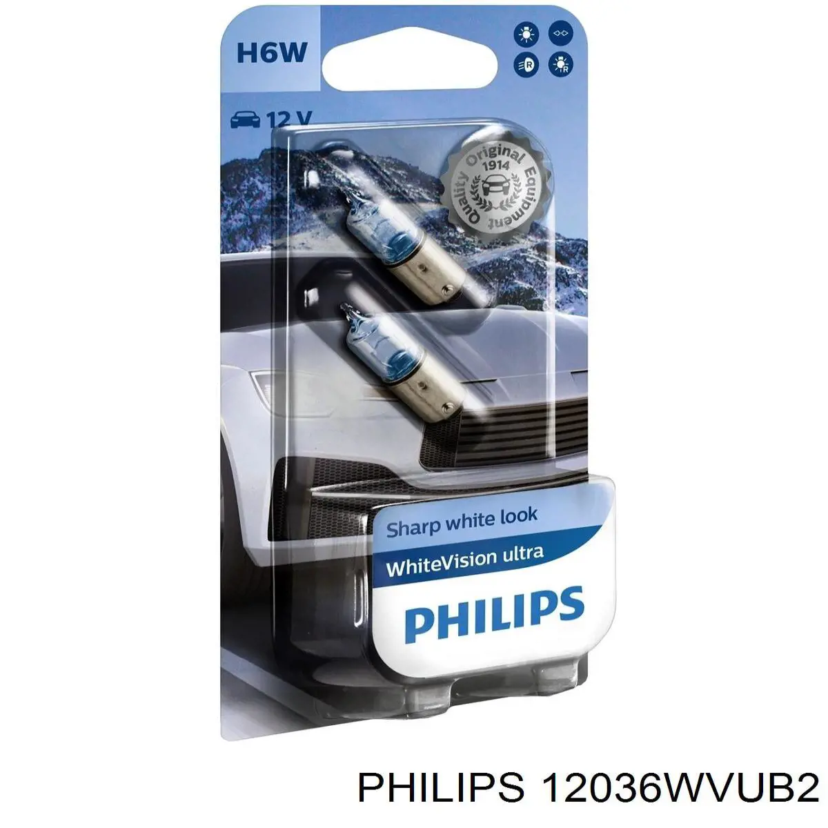 Лампочка накаливания Philips 12036WVUB2 цена, от 2.64 USD