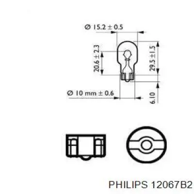 Купить 12067B2 Philips Лампочка