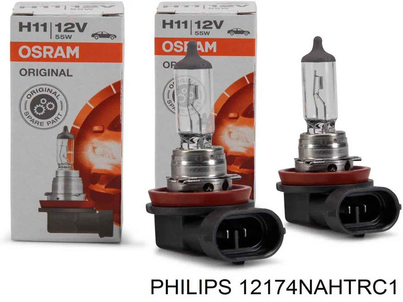 Купить 12174NAHTRC1 Philips Цоколь (патрон) лампочки фары