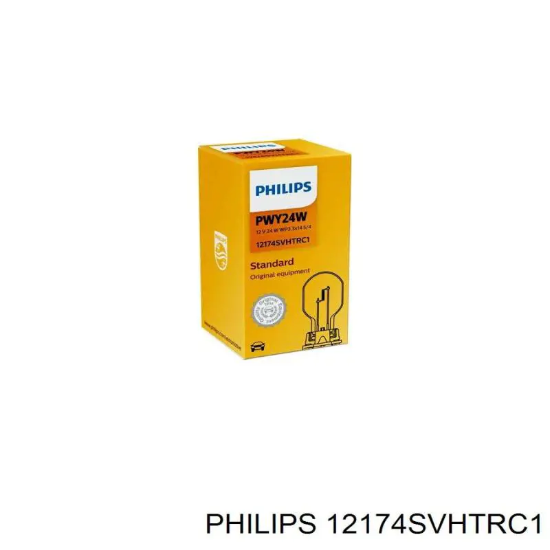 Купить 12174SVHTRC1 Philips Лампочка поворота