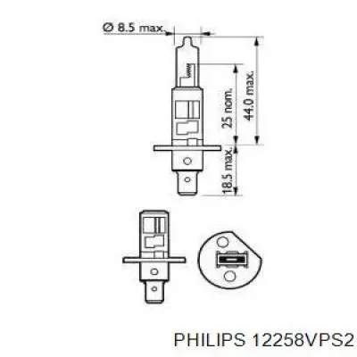 Лампочка галогенная 12258VPS2 Philips