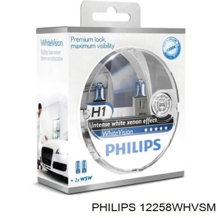 Лампочка ближнего света Philips 12258WHVSM цена, от 2.10 USD