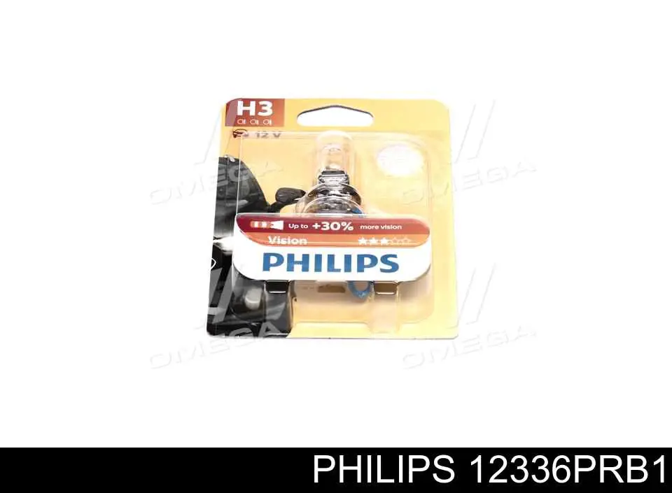 Галогенная автолампа Philips H3 Pk22s 12V 12336PRB1