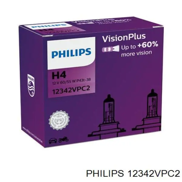 Лампочка галогенная 12342VPC2 Philips
