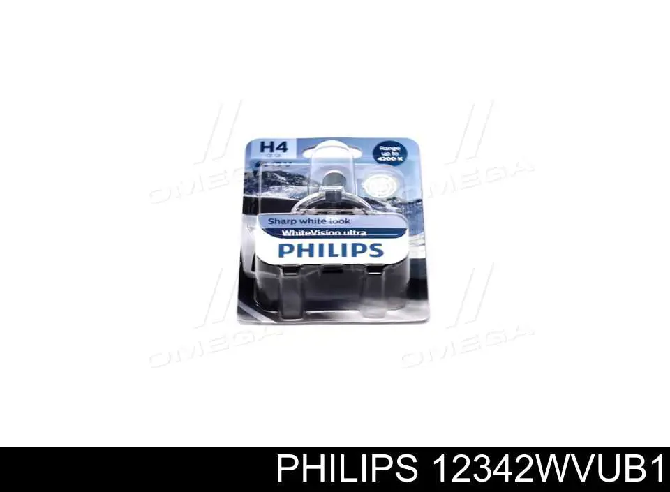 12342WVUB1 Philips lâmpada halógena