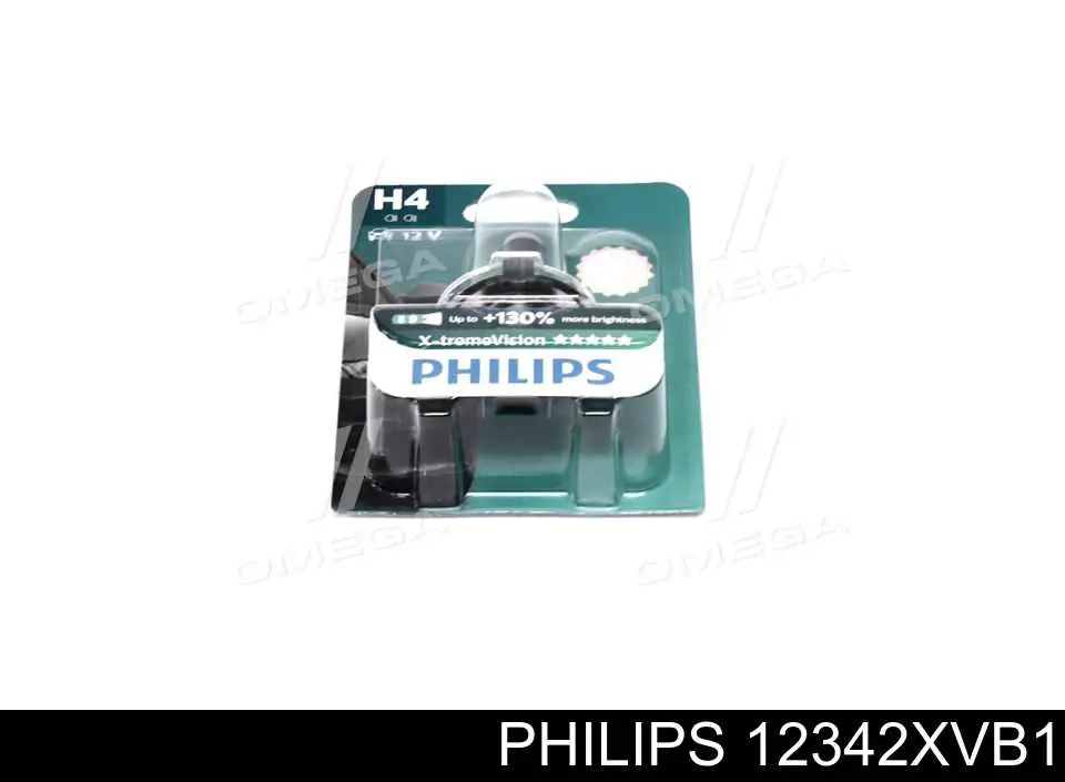Галогенная автолампа Philips H4 P43t-38 12V 12342XVB1