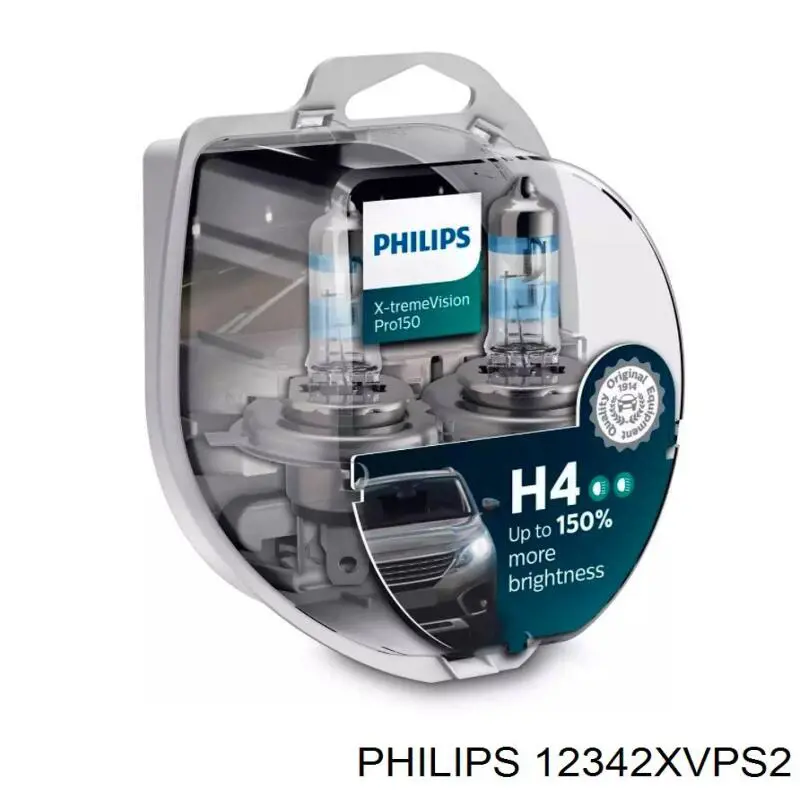 12342XVPS2 Philips lâmpada halógena