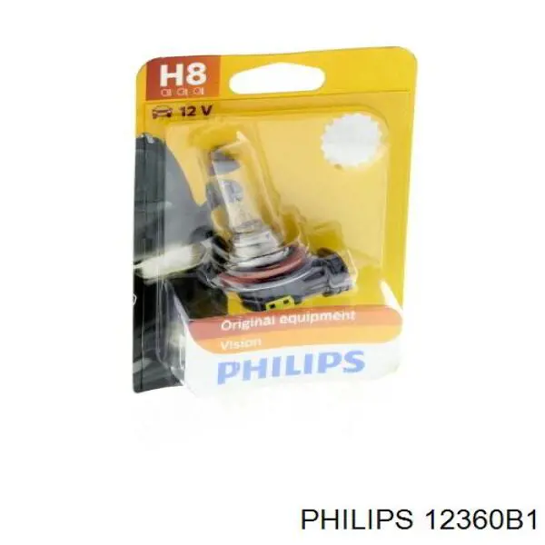 Галогенная автолампа Philips H8 PGJ19-1 12V 12360B1