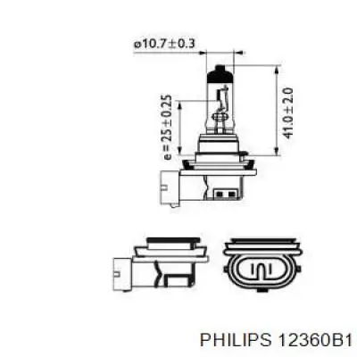 Купить 12360B1 Philips Лампочка галогенная
