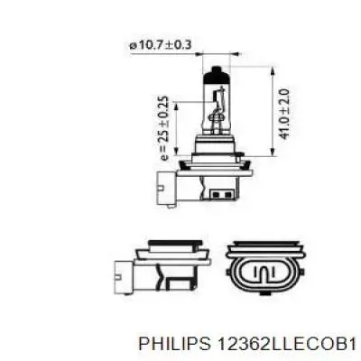 Лампочка 12362LLECOB1 Philips