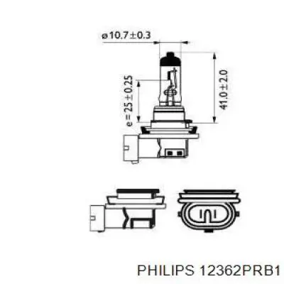 Лампочка 12362PRB1 Philips