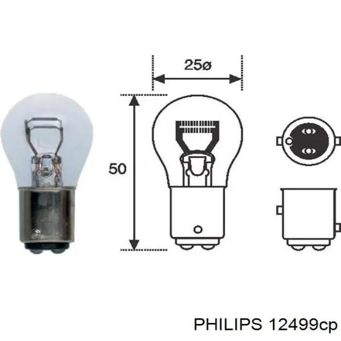 Лампочка Philips 12499CP
