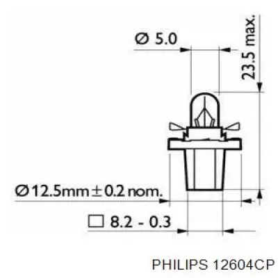 Лампочка 12604CP Philips