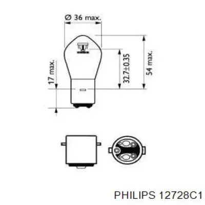  Philips 12728C1 цена, от 9.08 USD