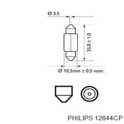 Лампочка 12844CP Philips