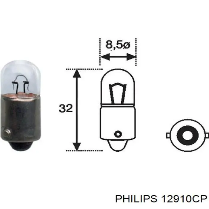 Купить 12910CP Philips Лампочка