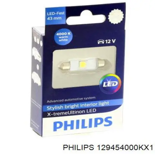 129454000KX1 Philips лампочка светодиодная (led)