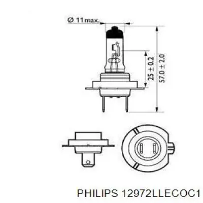 Лампочка галогенная Philips 12972LLECOC1