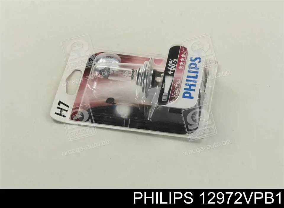 Галогенная автолампа Philips H7 PX26d 12V 12972VPB1