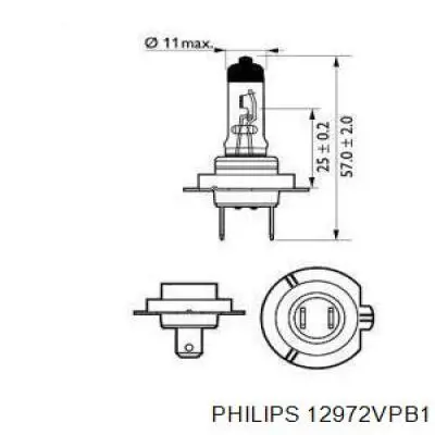 Лампочка галогенная Philips 12972VPB1