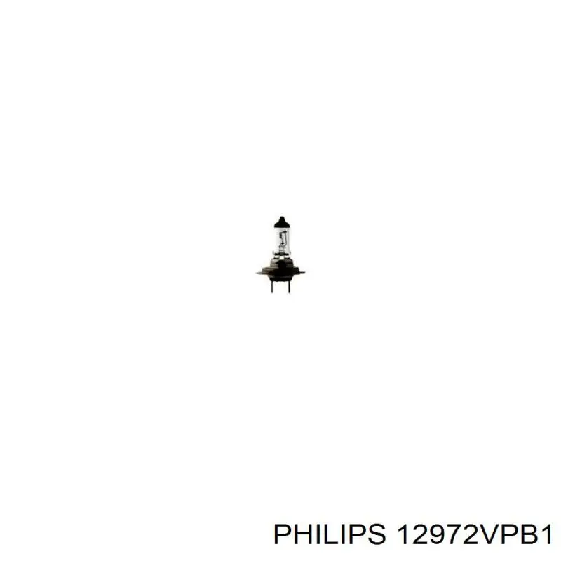 Лампочка галогенная 12972VPB1 Philips
