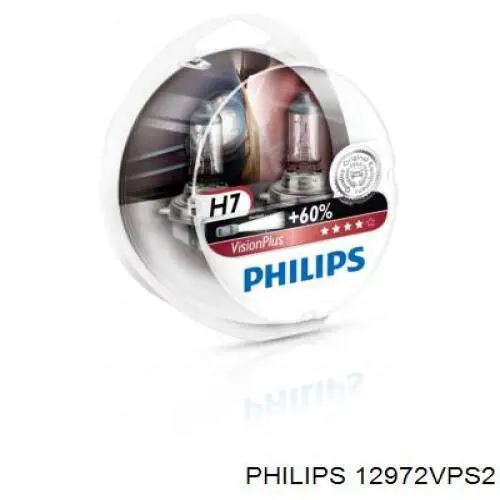 Галогенная автолампа Philips H7 PX26d 12V 12972VPS2