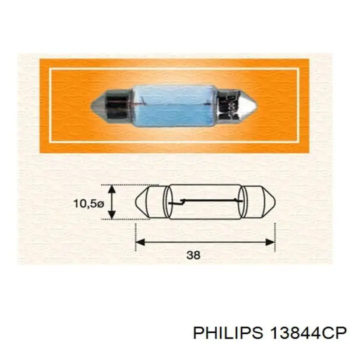 Лампочка 13844CP Philips