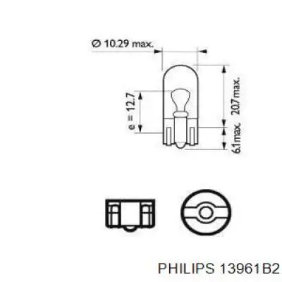 13961B2 Philips лампочка